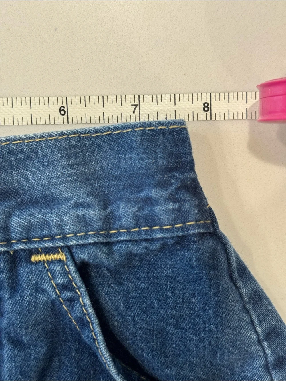 Vintage Lee Riders Girls Denim Skirt Elastic Back Waist Size 4T